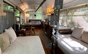 Magic Roof Top Bus With Big Bath In The Tree Forest!